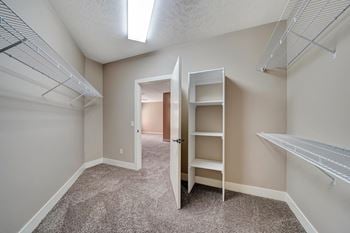 Large walk-in closets*